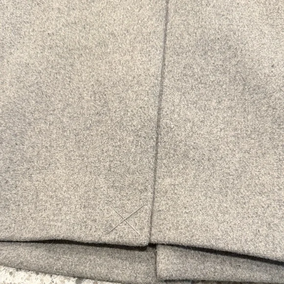 Hollister Light Gray Men's Single-Breasted Overcoat XL Wool Blend